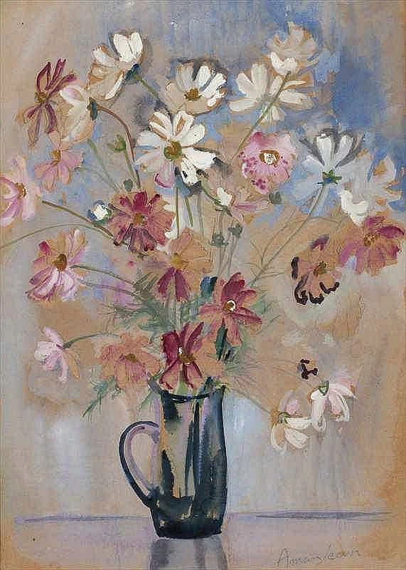 Vaso con margherite